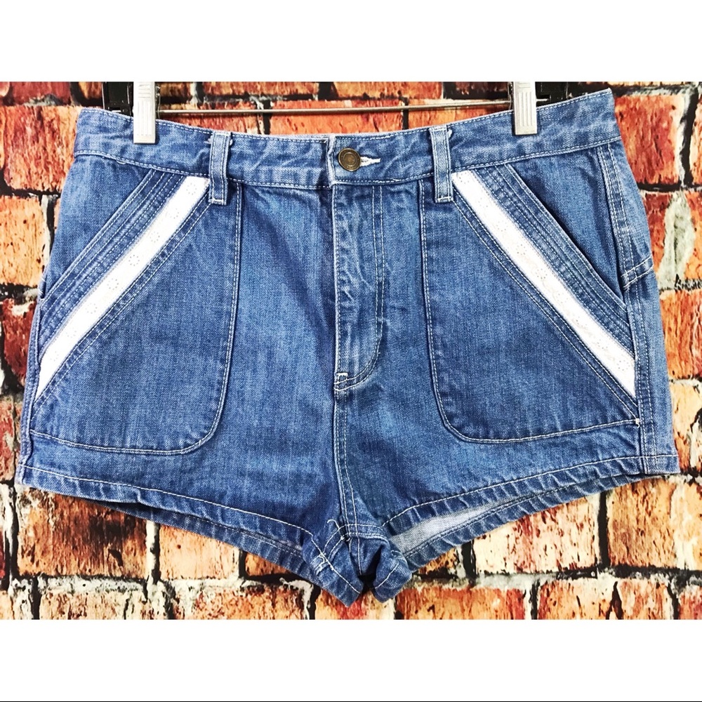 Free People Sweet Surrender Lace High Rise Shorts - Picture 2 of 5